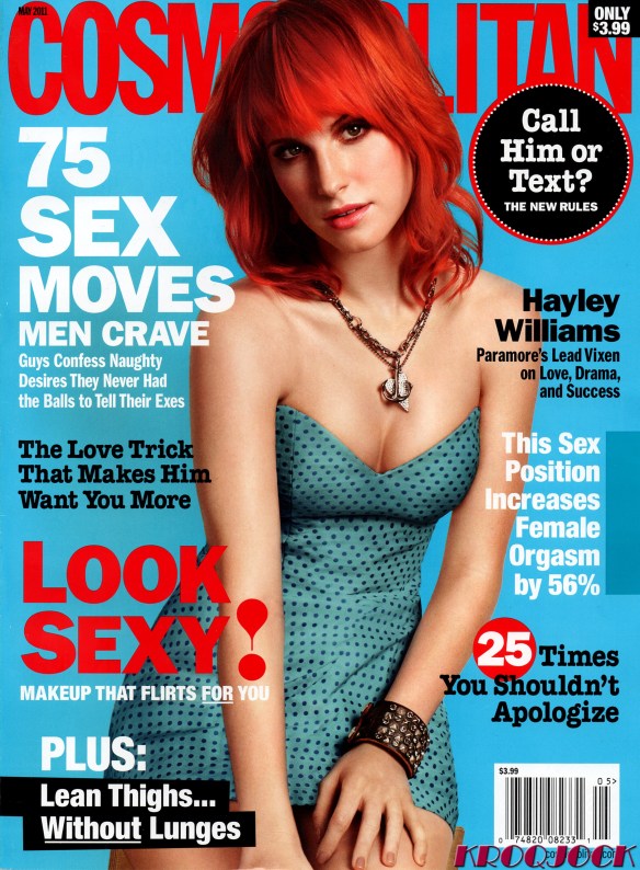 hayley williams cosmo cover 2011. Hayley Williams from Paramore